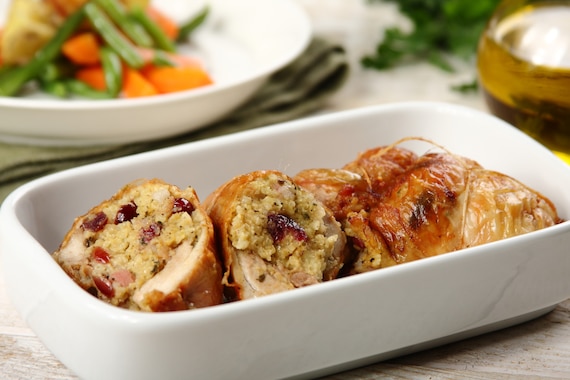 Kacze udka faszerowane kaszą jaglaną