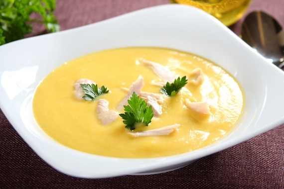 Zupa kalafiorowa z kurczakiem