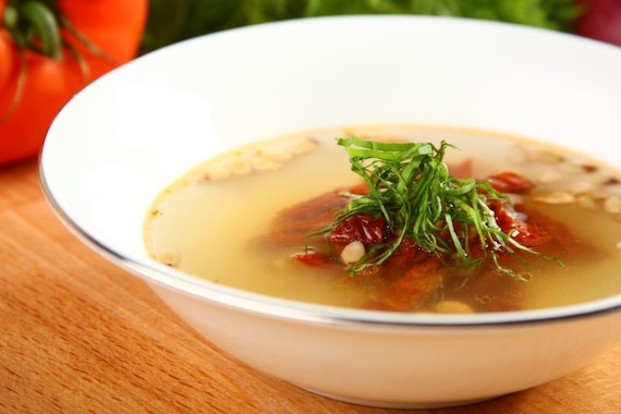 Klarowna zupa pomidorowa