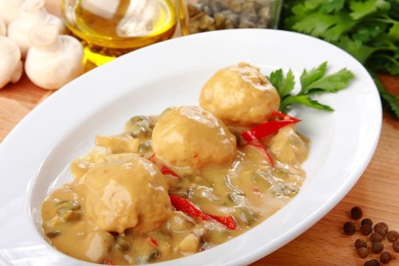 Klopsiki z papryką i kaparami