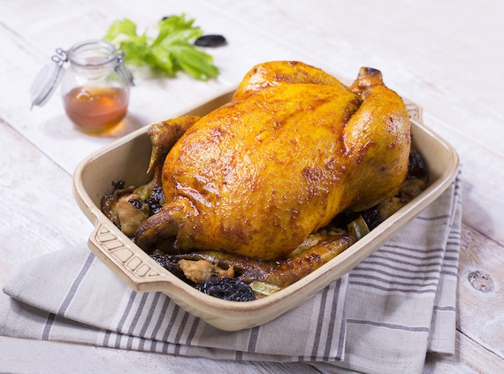 Kurczak po staropolsku marynowany miodem 