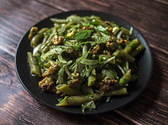  Gruzińska sałatka z fasolką szparagowa