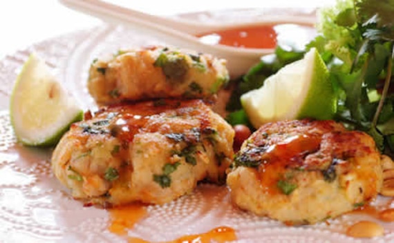 Kotleciki rybne z kolendrą