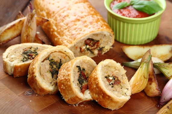 Kotlety mielone wellington z warzywami