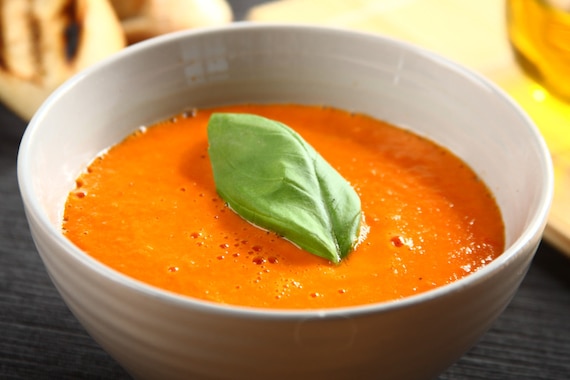 Krem z pieczonych pomidorów  