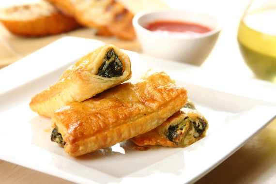 Szpinak w cieście francuskim