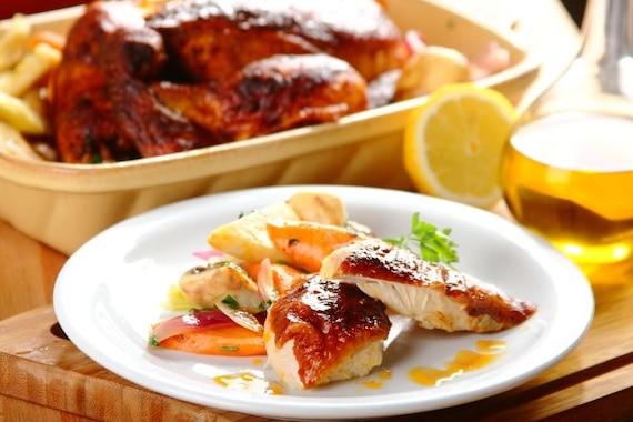 Kurczak pieczony w papryce 