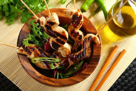 Kurczak satay z miodem  