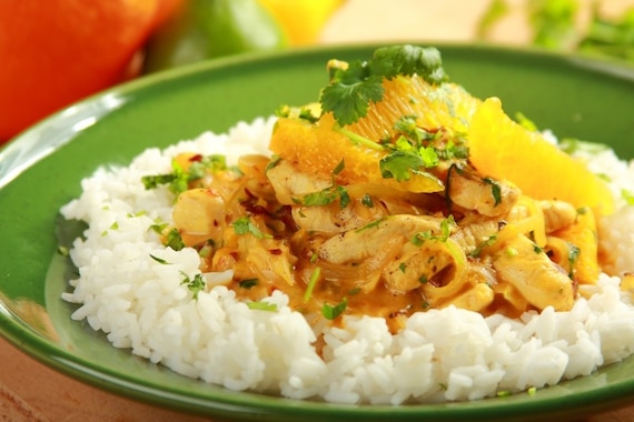 Kurczak w pomarańczach