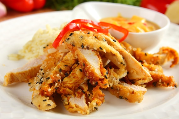 Kurczak z ananasem na sposób chiński