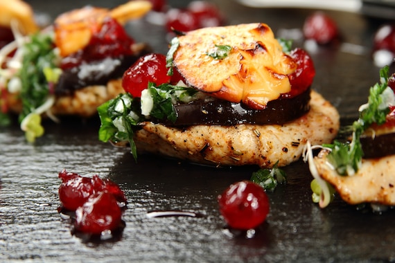 Kurczak zapiekany z bakłażanem