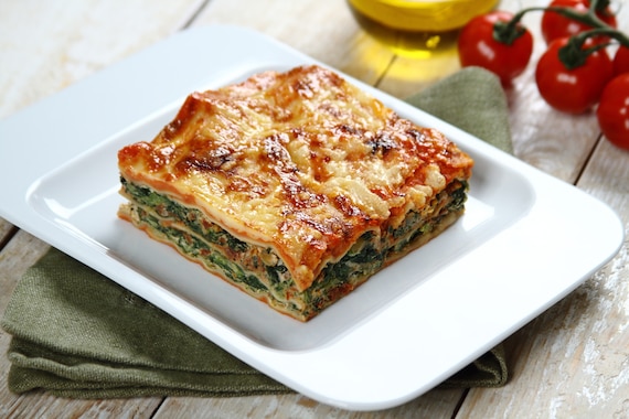 Lasagne ze szpinakiem i ricottą