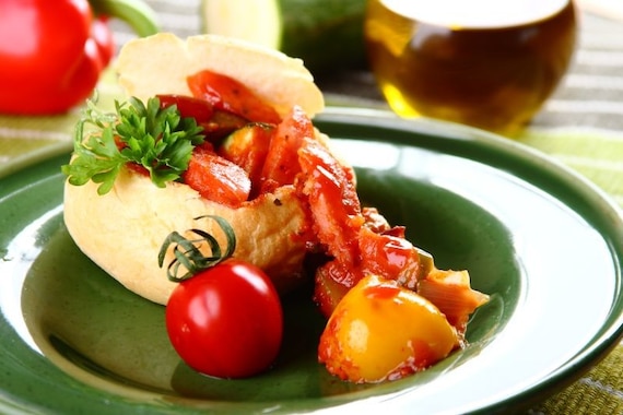 Leczo z cukinią i kiełbasą