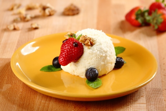 Lodowy deser dla dzieci "Baranek"