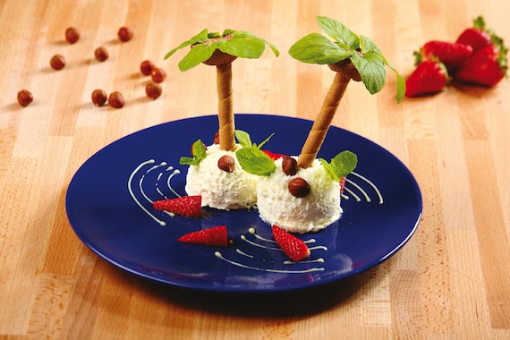 Lody śmietankowe "Tropikalne wyspy"