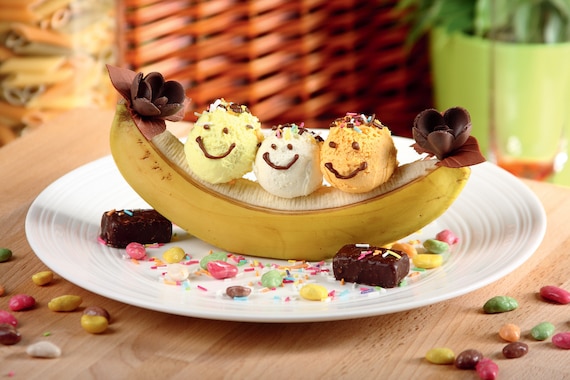 Lody z bananami "Kanu"