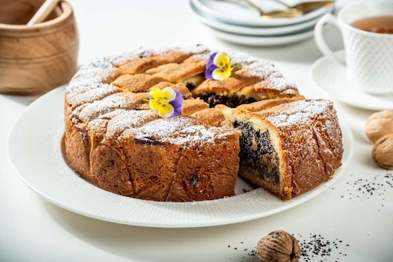 Makowiec na kruchym cieście