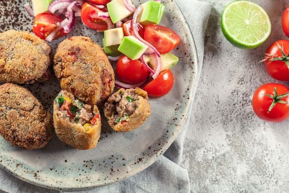 Meksykańskie krokiety z wołowiną