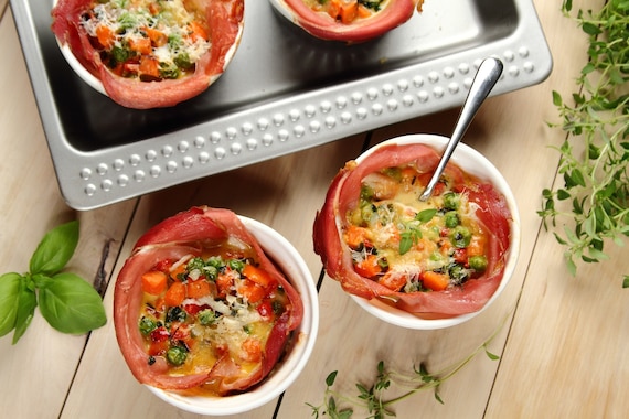 Muffiny jajeczne z warzywami