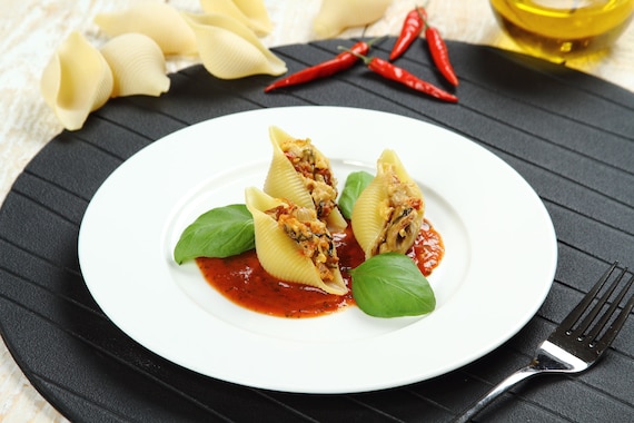 Faszerowane muszle makaronowe