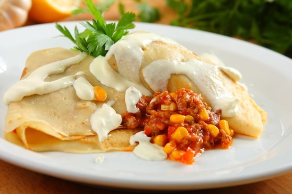 Naleśniki faszerowane mięsem