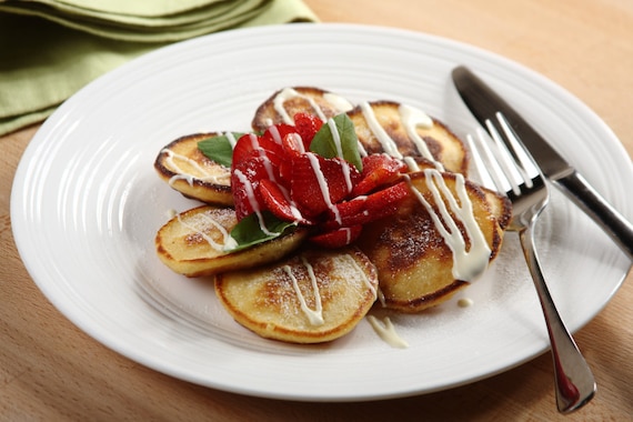 Pancakes z truskawkami