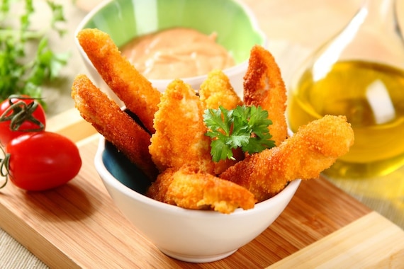 Nuggetsy z kurczaka w serze