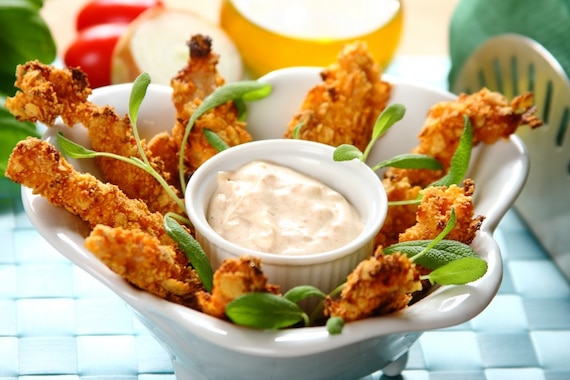 Nuggetsy z kurczaka ze słodką nutką