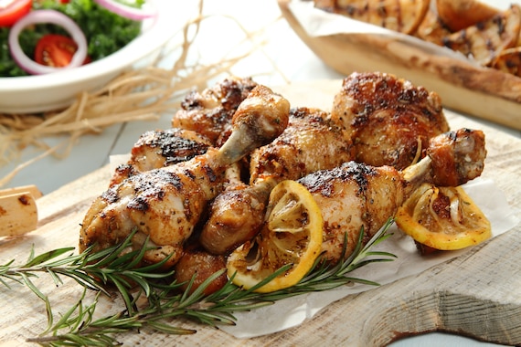 Pałki z kurczaka w ziołach z cytryną