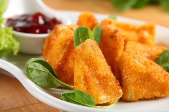 Panierowany ser camembert