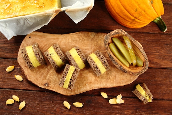 Pasztet z dyni z białą fasolą