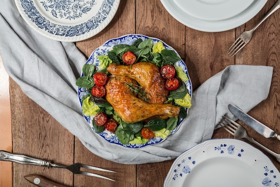 Pieczone udka z kurczaka