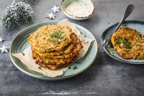 Placki z serkiem wiejskim