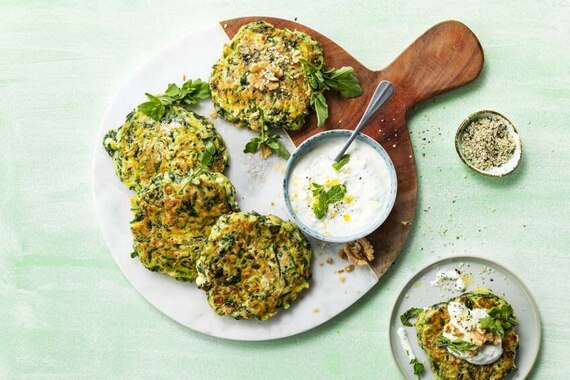 Placuszki z cukinii z orzechami