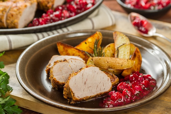 Polędwiczka wieprzowa z sosem żurawinowym