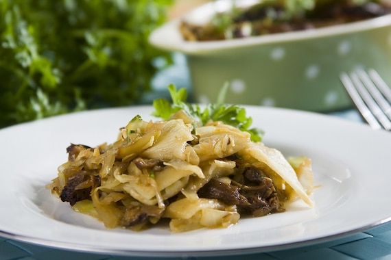 Polskie łazanki z kapustą