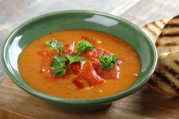Zupa z pomidorów i papryki