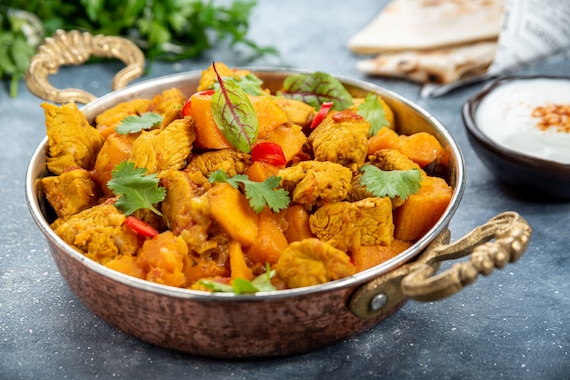 Potrawka z indyka z batatem