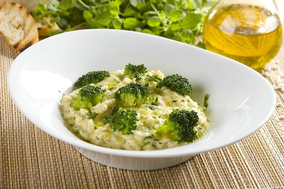 Risotto z brokułami