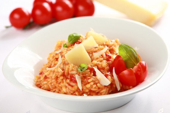 Risotto z pomidorami