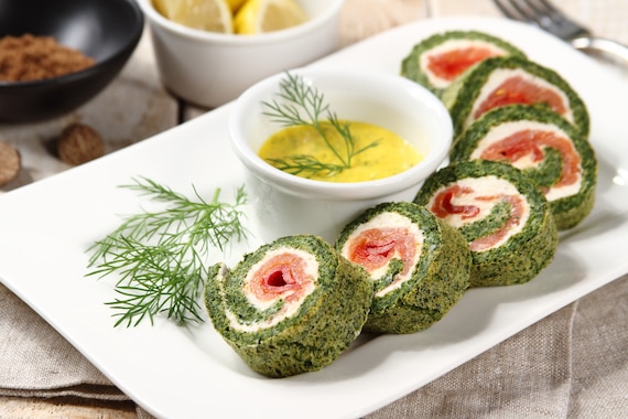 Rolada szpinakowa z łososiem - VIDEO