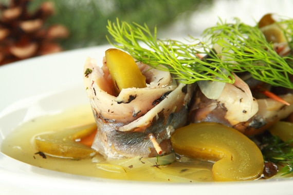 Śledzie w zalewie octowej