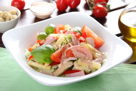 Sałatka szefa z szynką