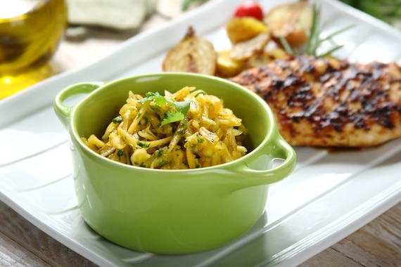 Sałatka z dyni ze świeżą kolendrą