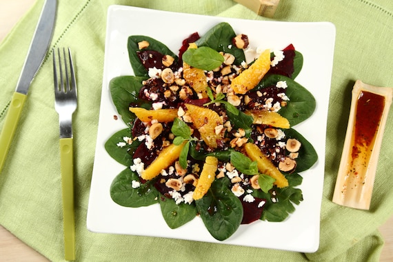 Sałatka z pieczonym burakiem