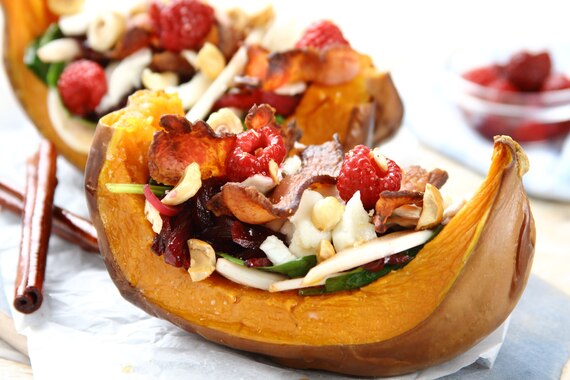 Sałatka z serem kozim