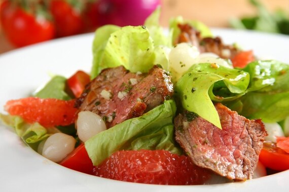 Sałatka z wołowiną 