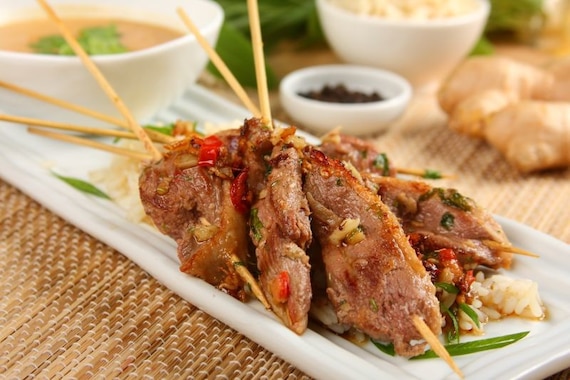 Sataye z piersi kaczki