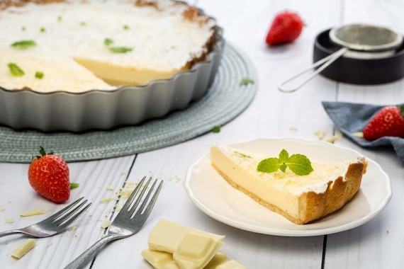 Sernik na kruchym spodzie