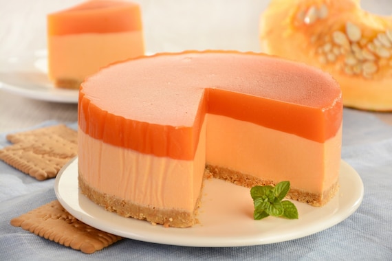 Sernik na zimno z dynią